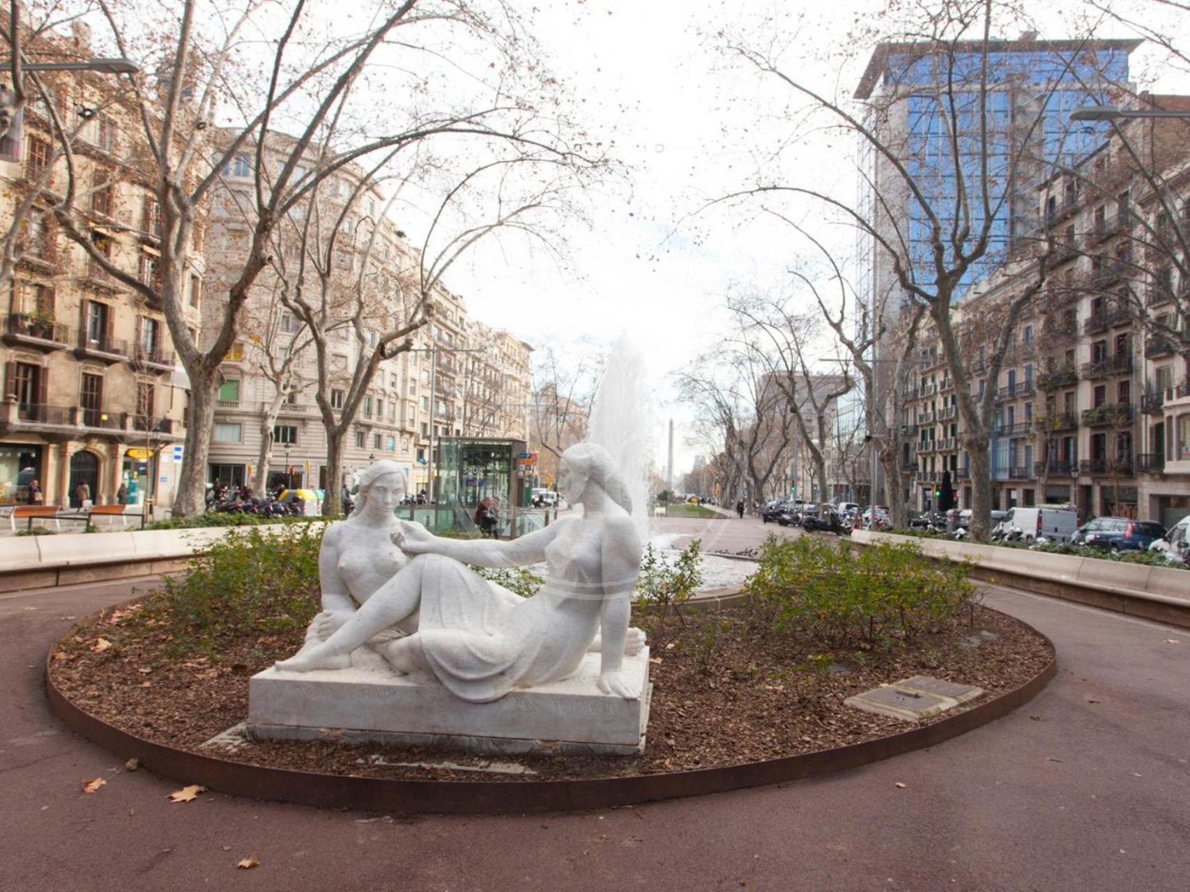 Bonito Apartamento En Gracia Barcellona Esterno foto
